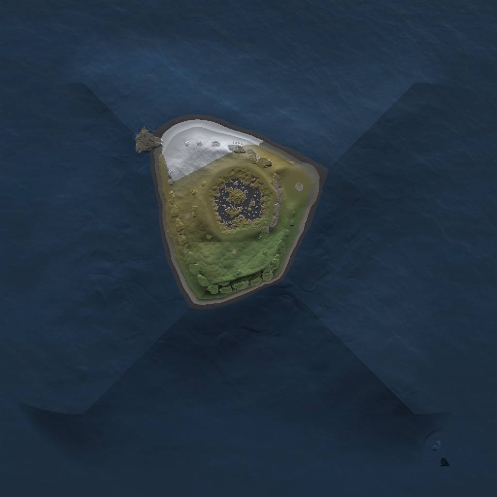 Rust Map: Procedural Map, Size: 1000, Seed: 254, 3 Monuments