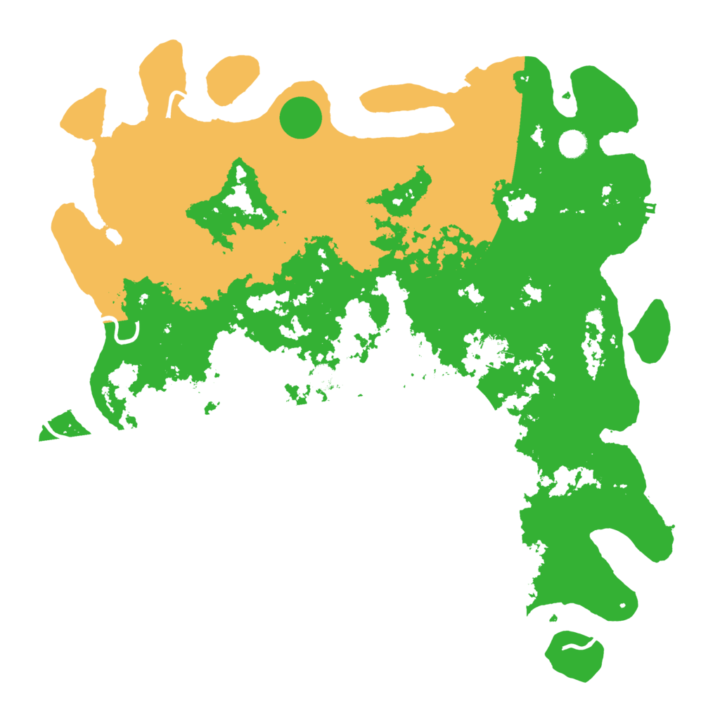 Biome Rust Map: Procedural Map, Size: 4500, Seed: 791586615