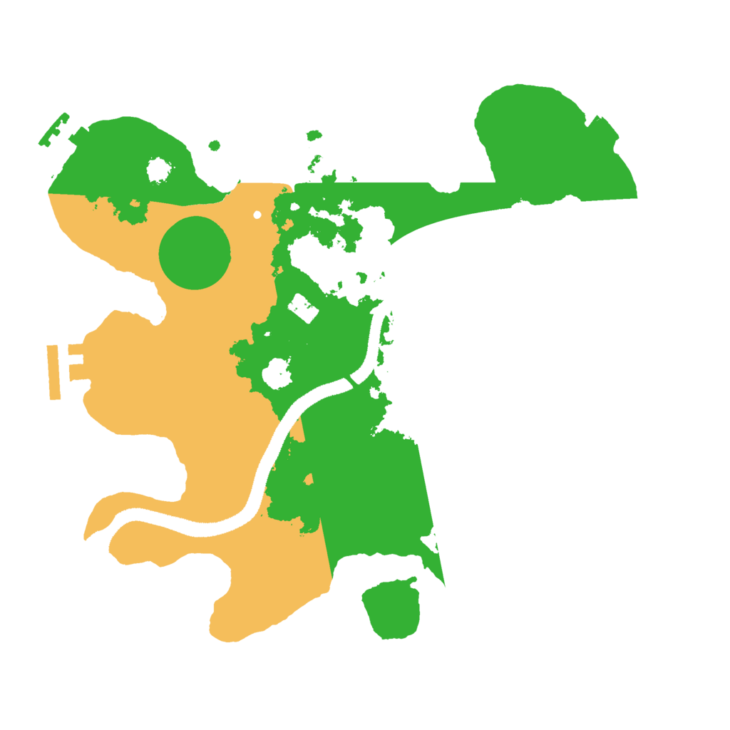 Biome Rust Map: Procedural Map, Size: 2700, Seed: 45454