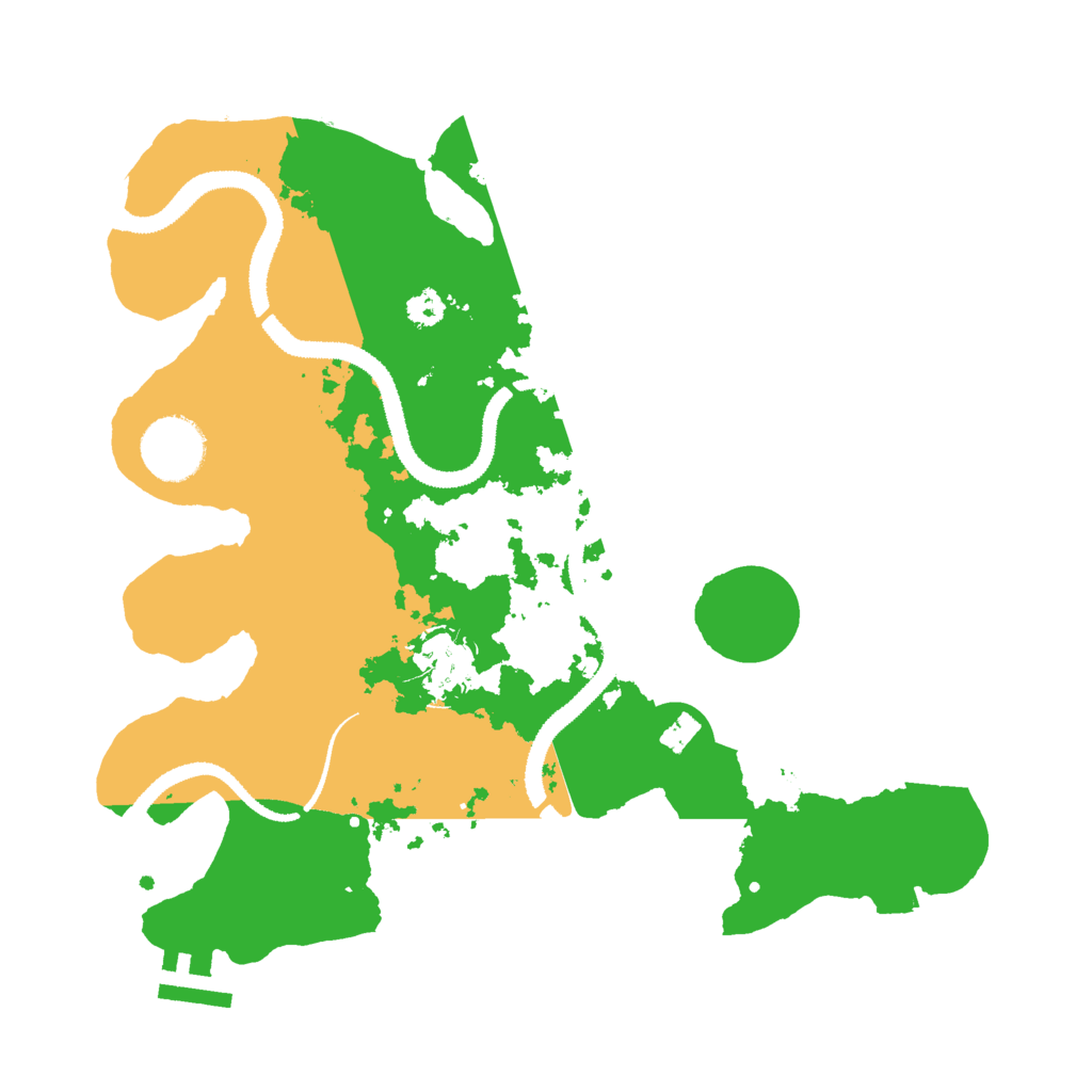Biome Rust Map: Procedural Map, Size: 3000, Seed: 196327237