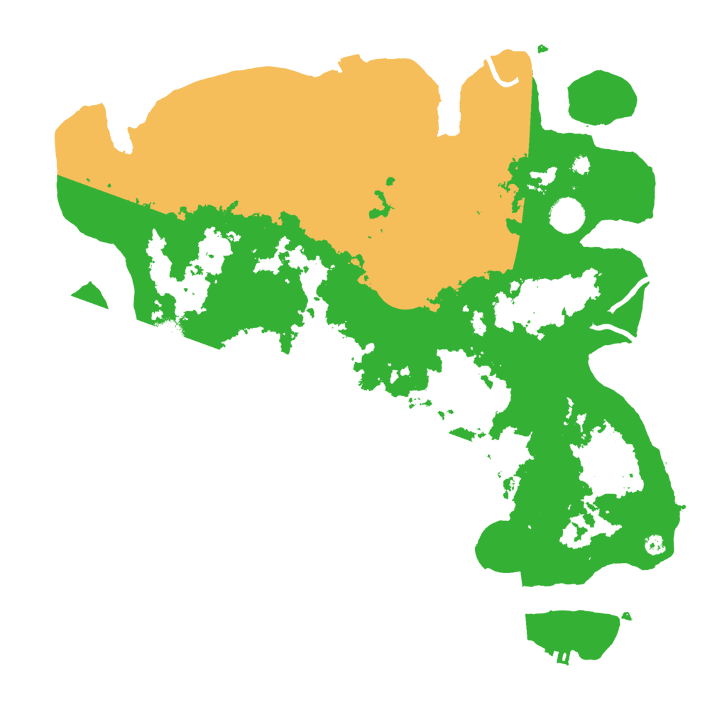 Biome Rust Map: Procedural Map, Size: 3700, Seed: 346481553