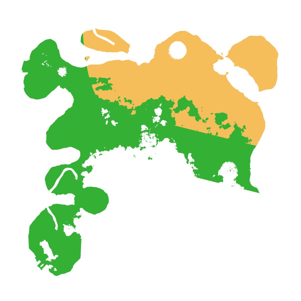 Biome Rust Map: Procedural Map, Size: 3000, Seed: 1951691851