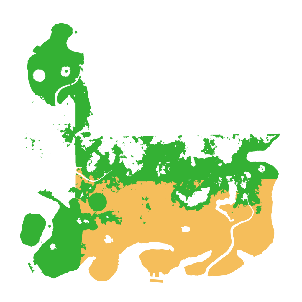 Biome Rust Map: Procedural Map, Size: 4500, Seed: 188363844