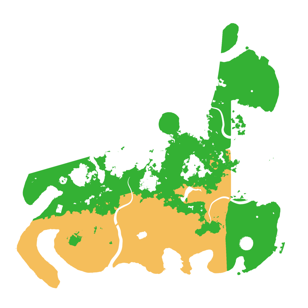 Biome Rust Map: Procedural Map, Size: 4000, Seed: 2091161974