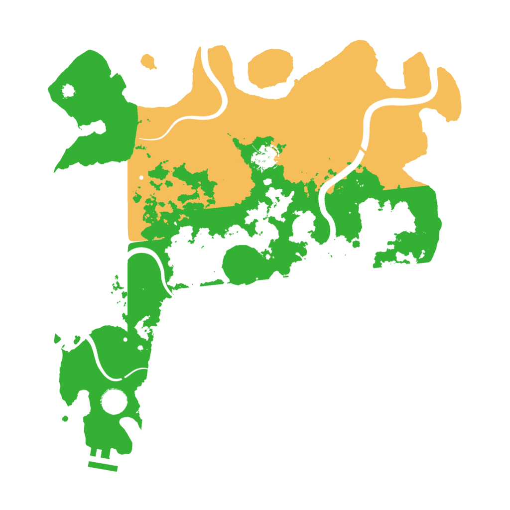 Biome Rust Map: Procedural Map, Size: 3500, Seed: 1770980460