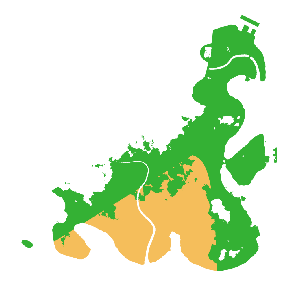Biome Rust Map: Procedural Map, Size: 3000, Seed: 1347250682