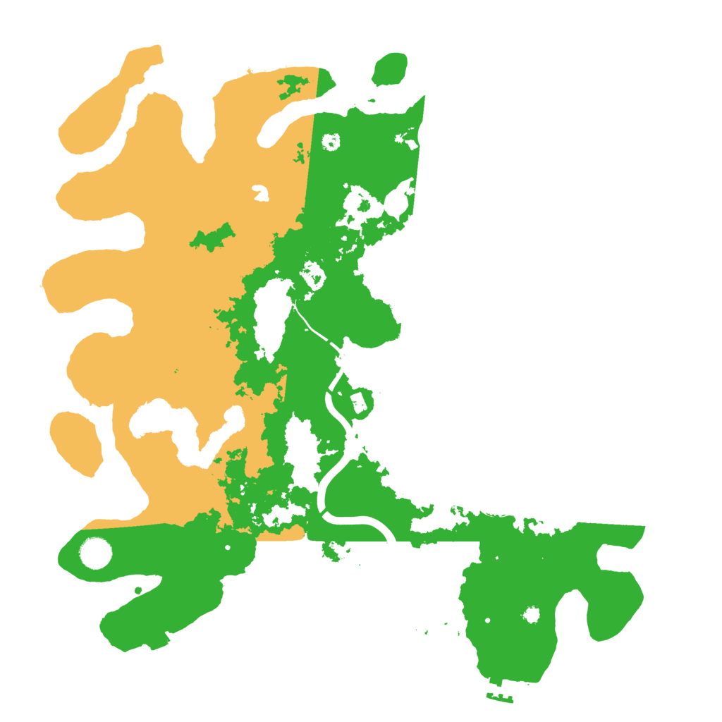 Biome Rust Map: Procedural Map, Size: 4000, Seed: 18879