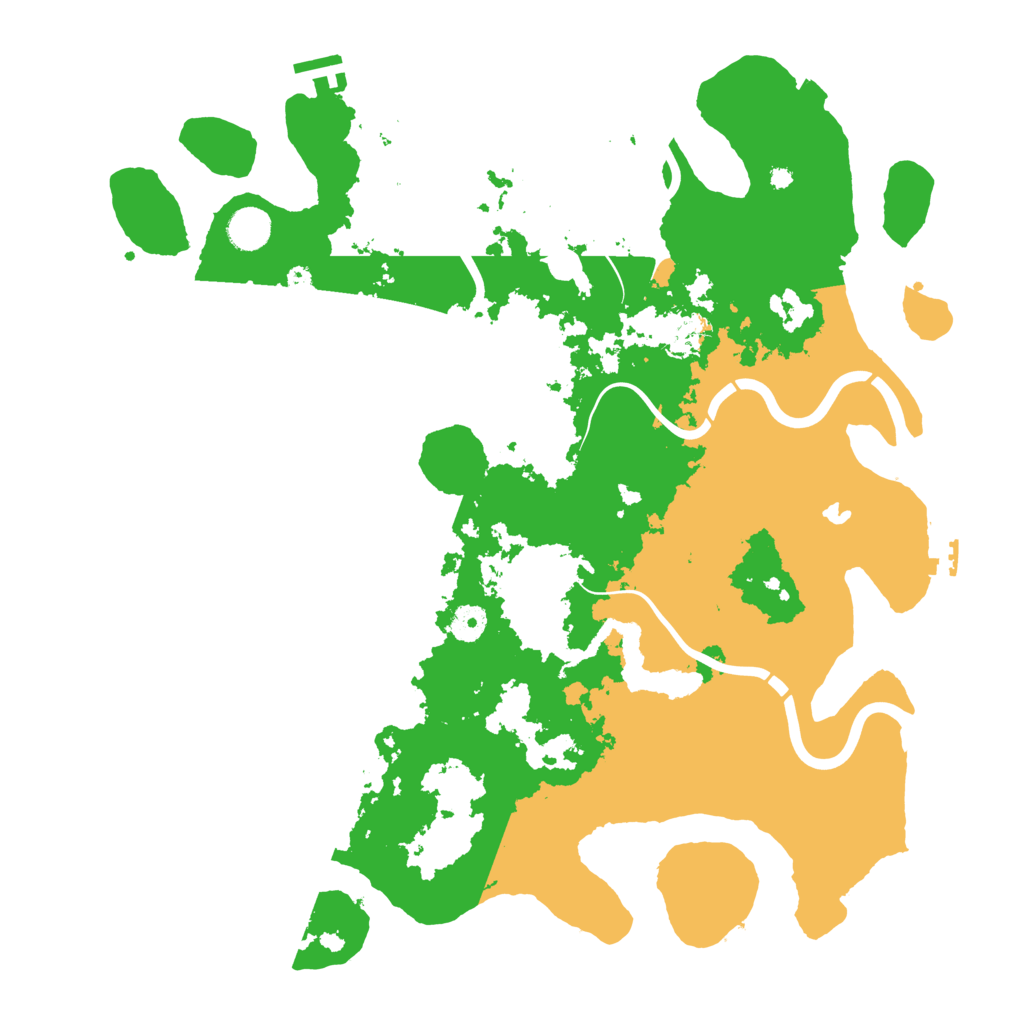 Biome Rust Map: Procedural Map, Size: 4250, Seed: 6056