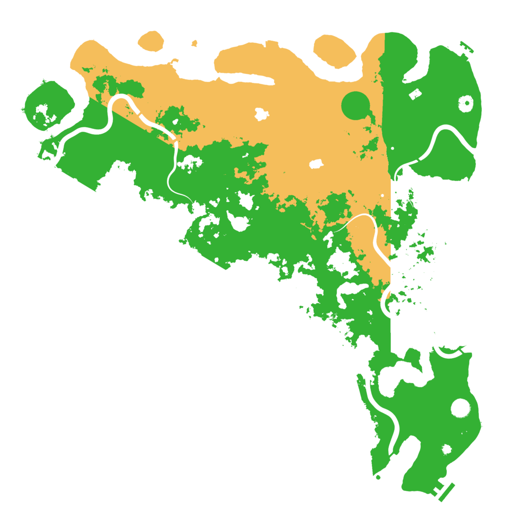 Biome Rust Map: Procedural Map, Size: 4800, Seed: 1555502809