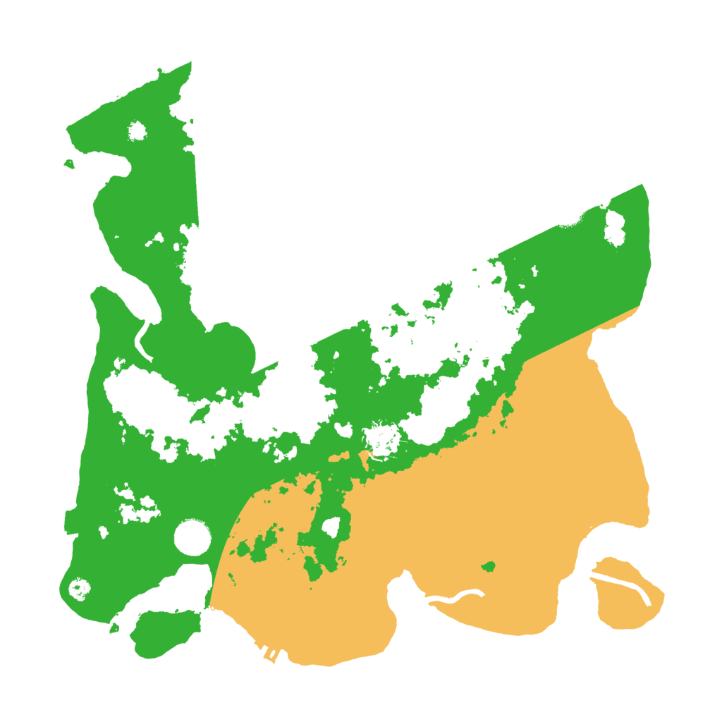 Biome Rust Map: Procedural Map, Size: 3500, Seed: 1907653263