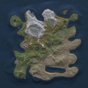 Thumbnail Rust Map: Procedural Map, Size: 3000, Seed: 716854199, 13 Monuments