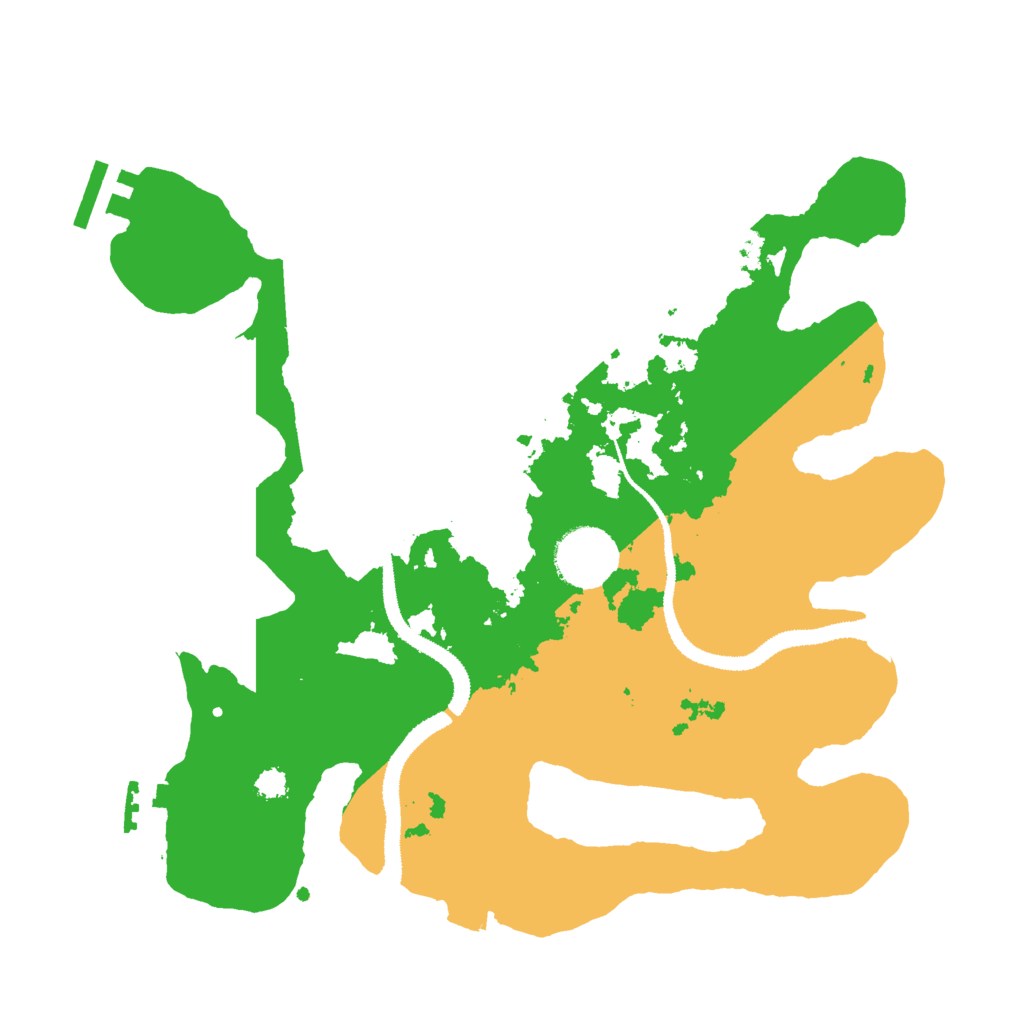Biome Rust Map: Procedural Map, Size: 3000, Seed: 716854199