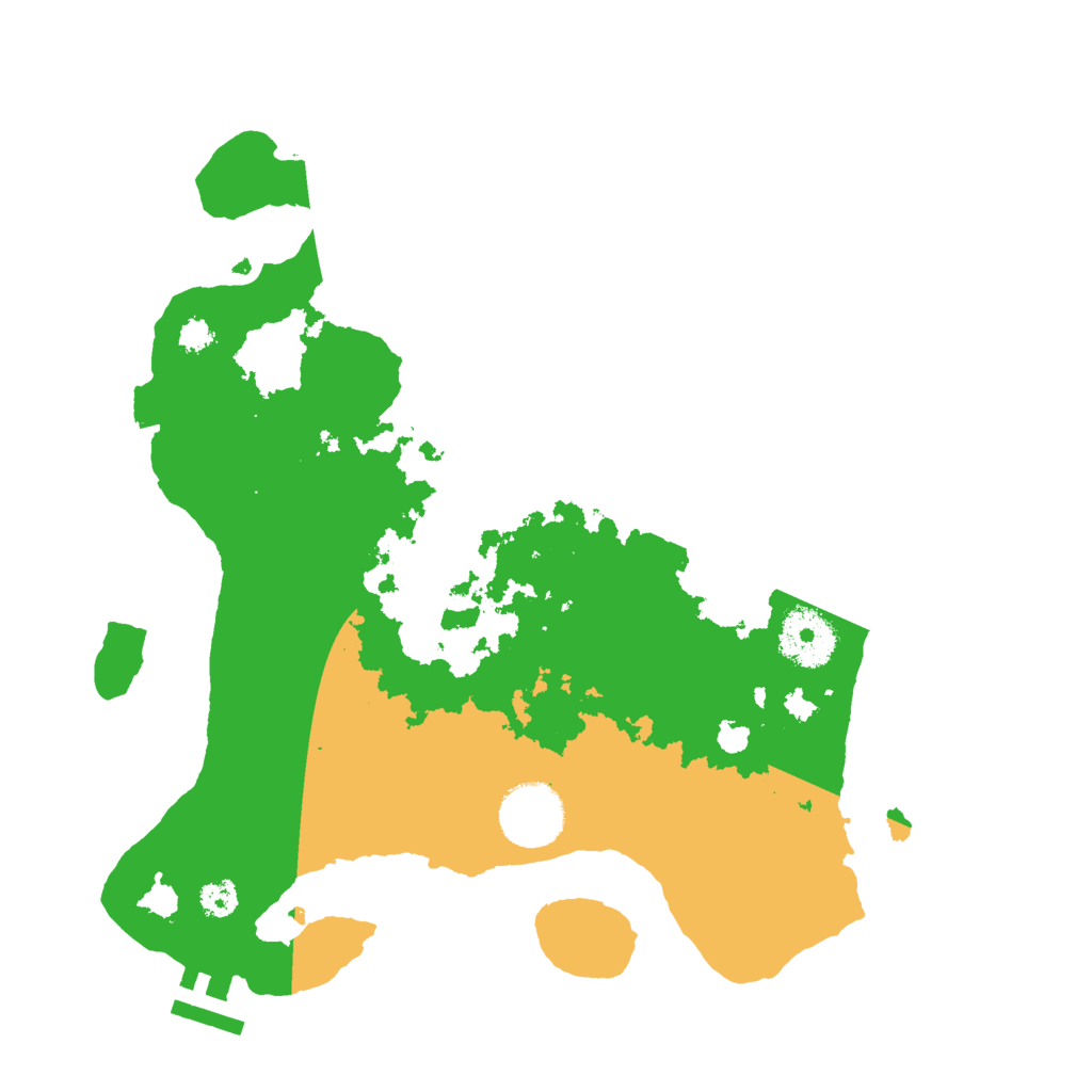 Biome Rust Map: Procedural Map, Size: 3000, Seed: 38316485