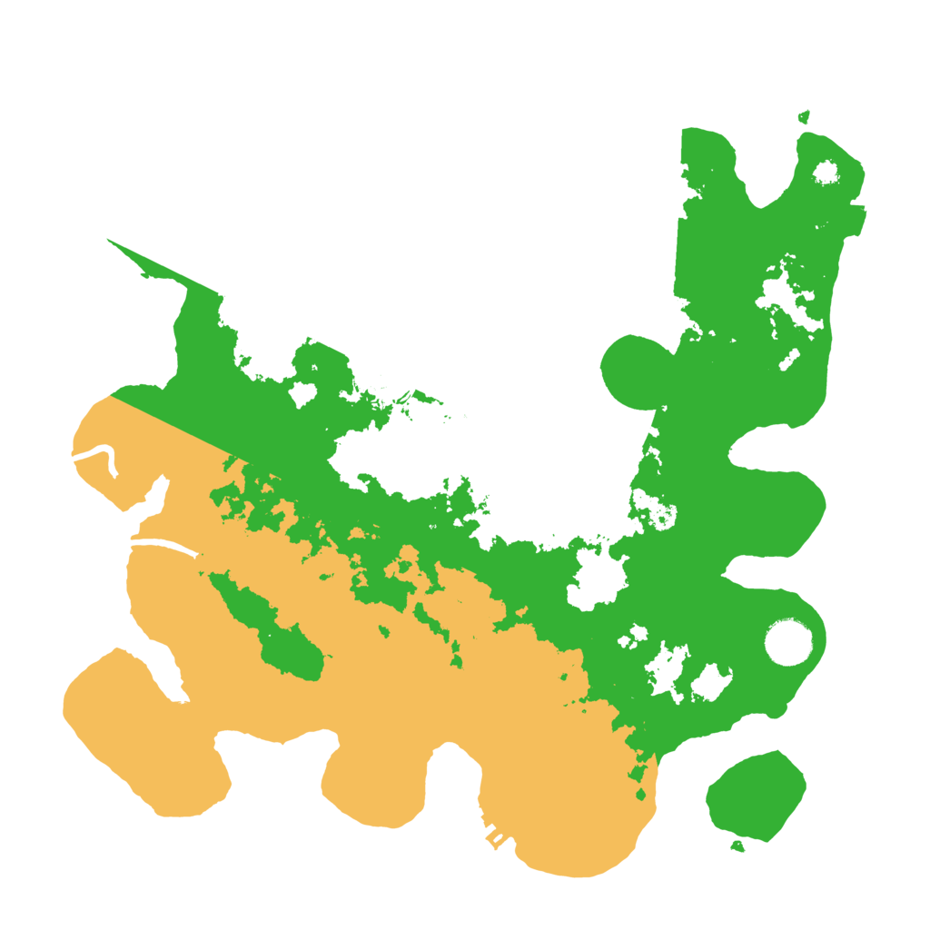 Biome Rust Map: Procedural Map, Size: 3500, Seed: 410061266