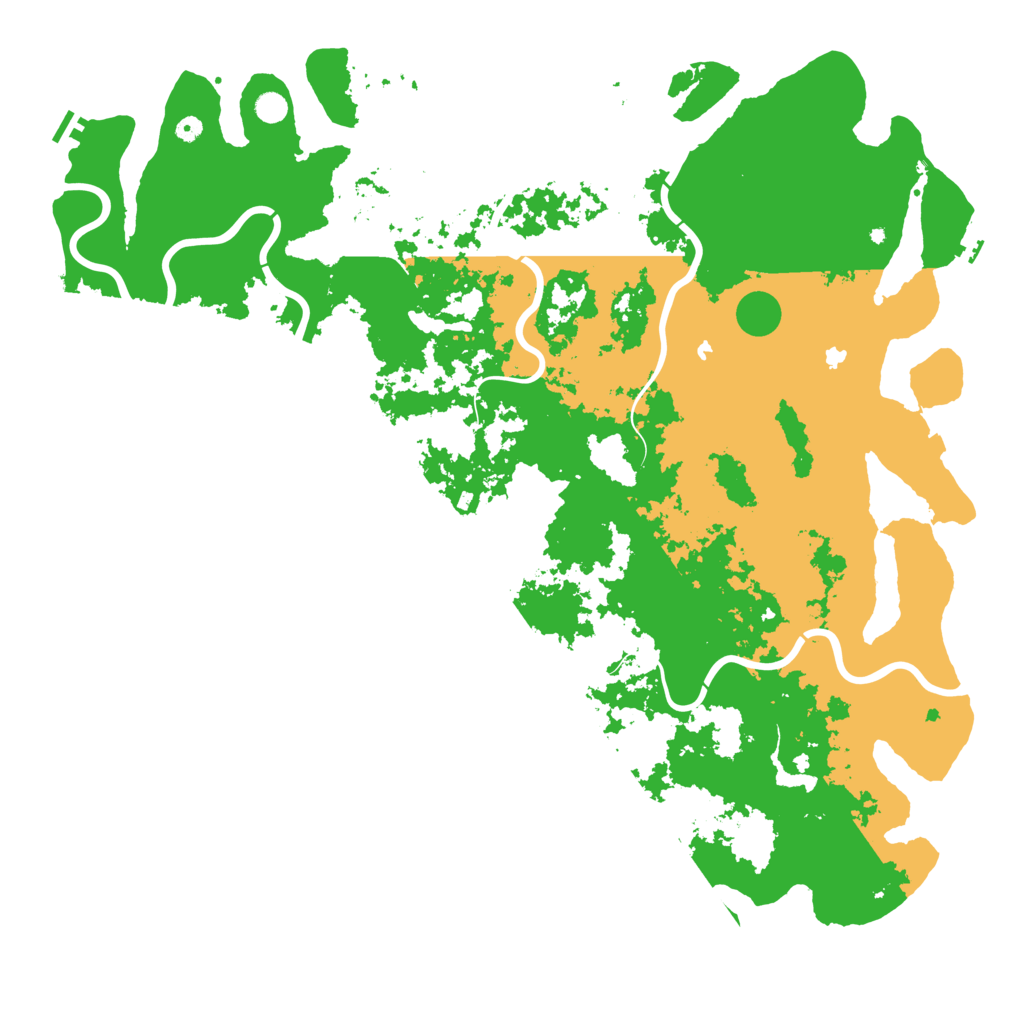 Biome Rust Map: Procedural Map, Size: 6000, Seed: 1136755360