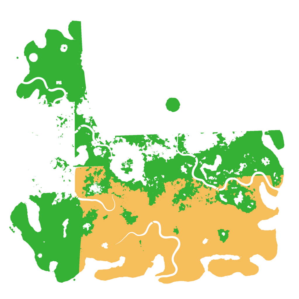 Biome Rust Map: Procedural Map, Size: 6000, Seed: 1512613886