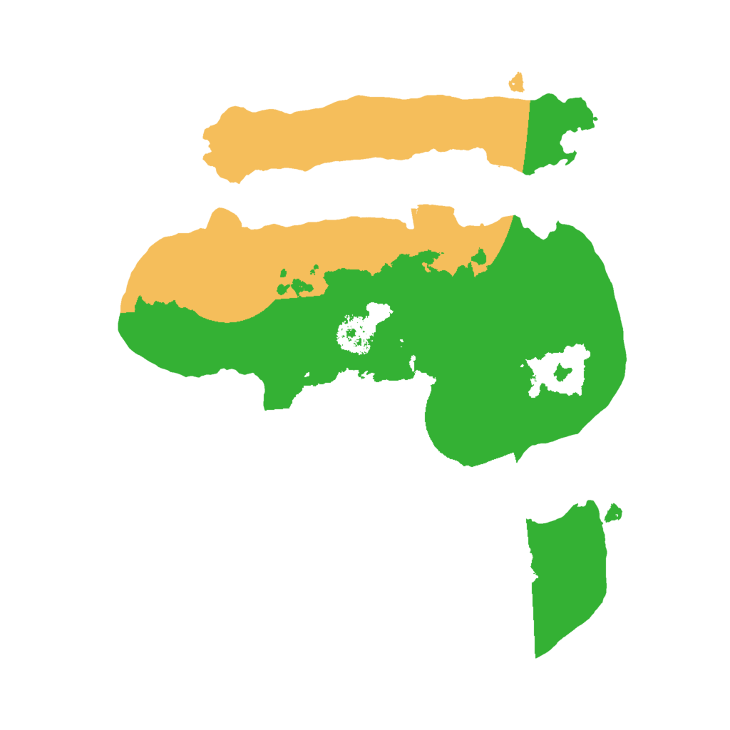 Biome Rust Map: Procedural Map, Size: 2000, Seed: 593212469