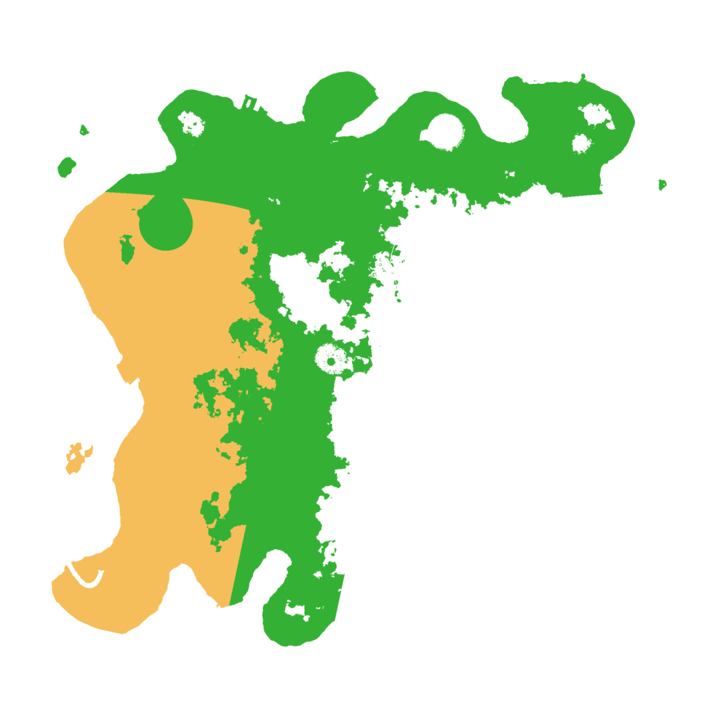 Biome Rust Map: Procedural Map, Size: 3500, Seed: 495458545