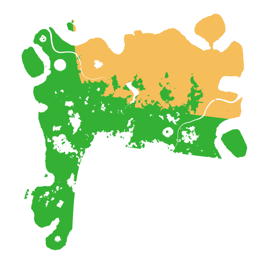 Biome Rust Map: Procedural Map, Size: 4000, Seed: 1171180597