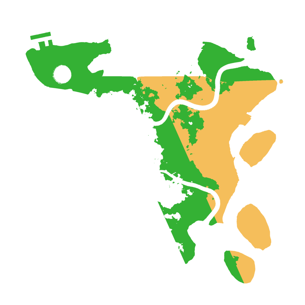 Biome Rust Map: Procedural Map, Size: 3000, Seed: 475868