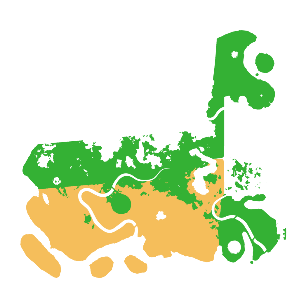 Biome Rust Map: Procedural Map, Size: 4000, Seed: 12463637