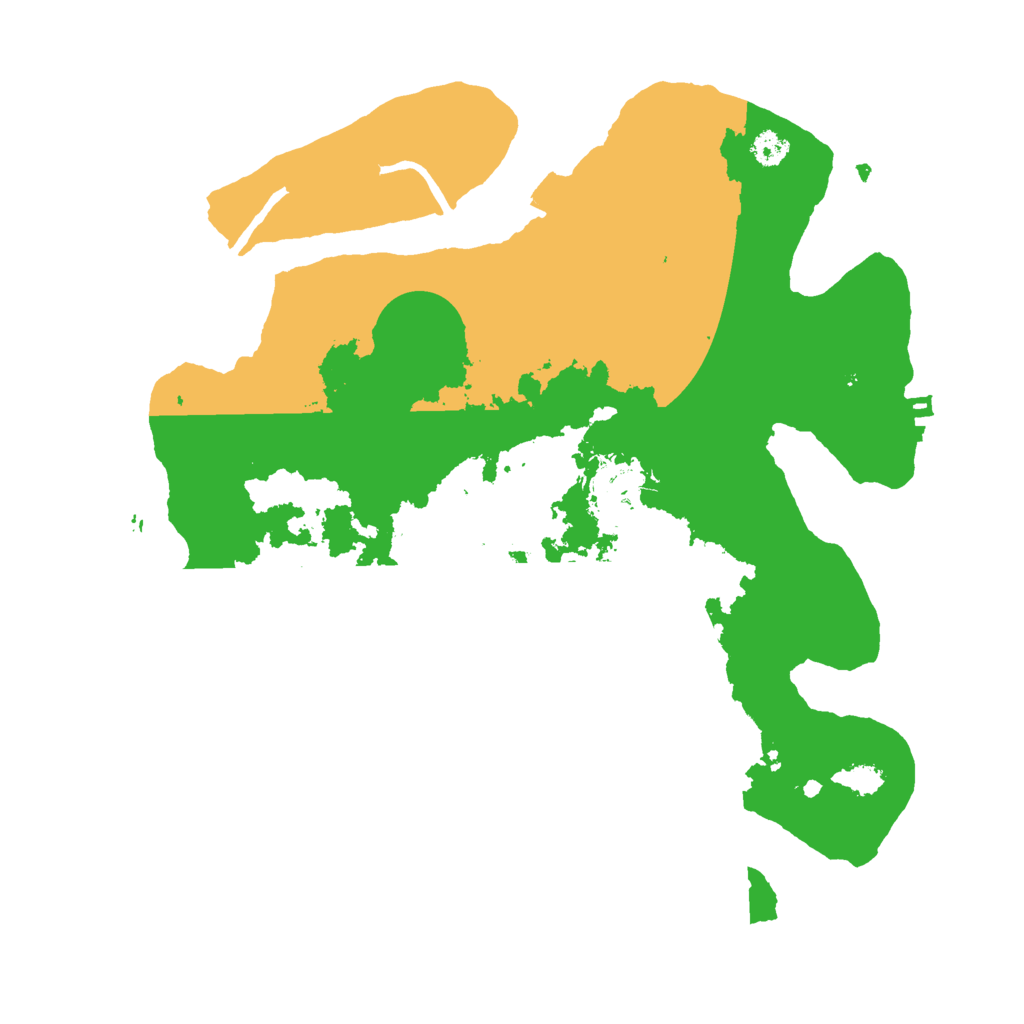 Biome Rust Map: Procedural Map, Size: 3000, Seed: 3817260