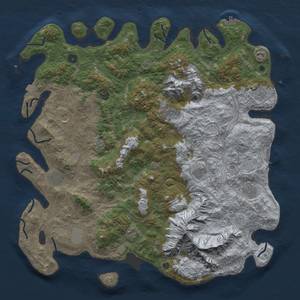 Thumbnail Rust Map: Procedural Map, Size: 5000, Seed: 1648741051, 19 Monuments