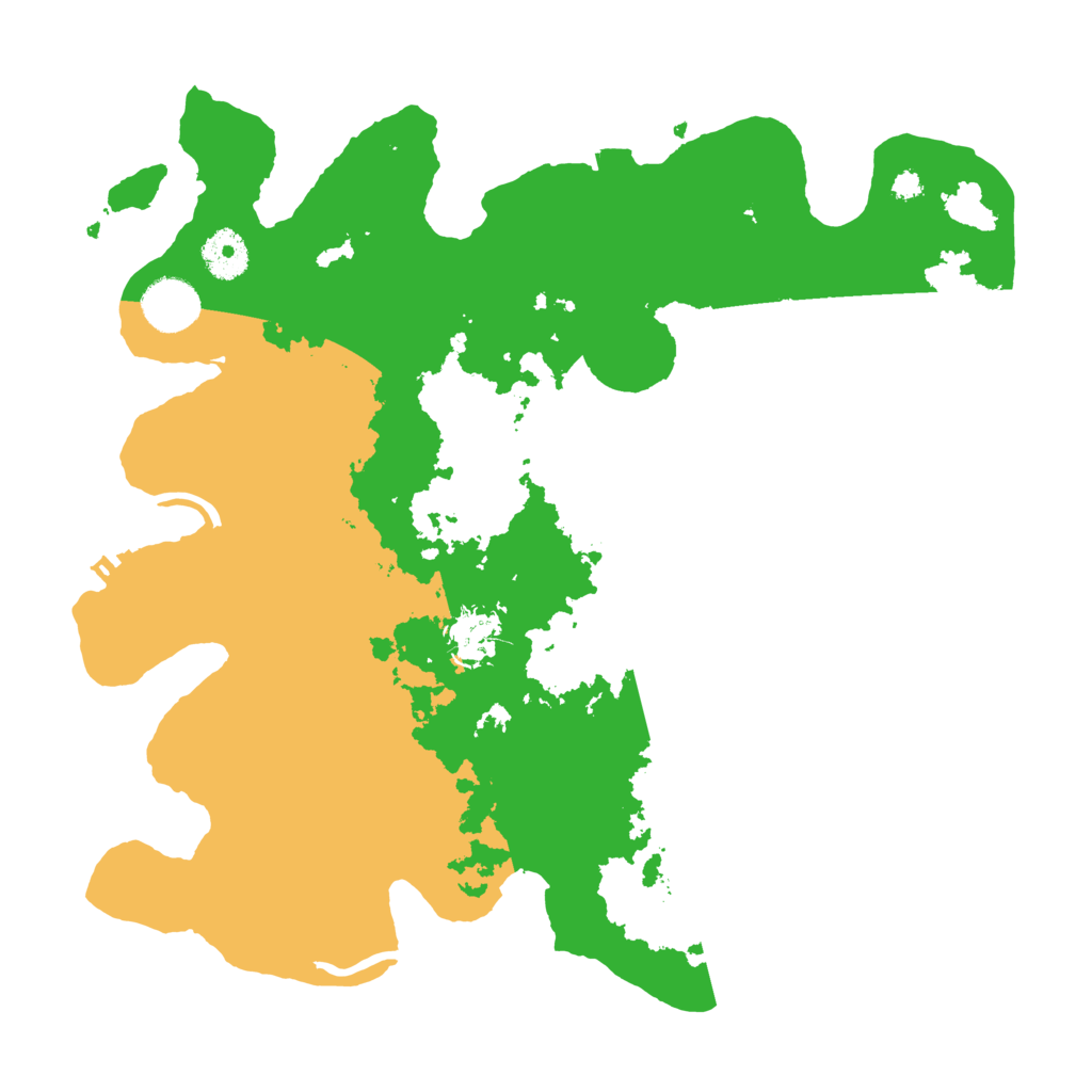 Biome Rust Map: Procedural Map, Size: 3500, Seed: 12444544