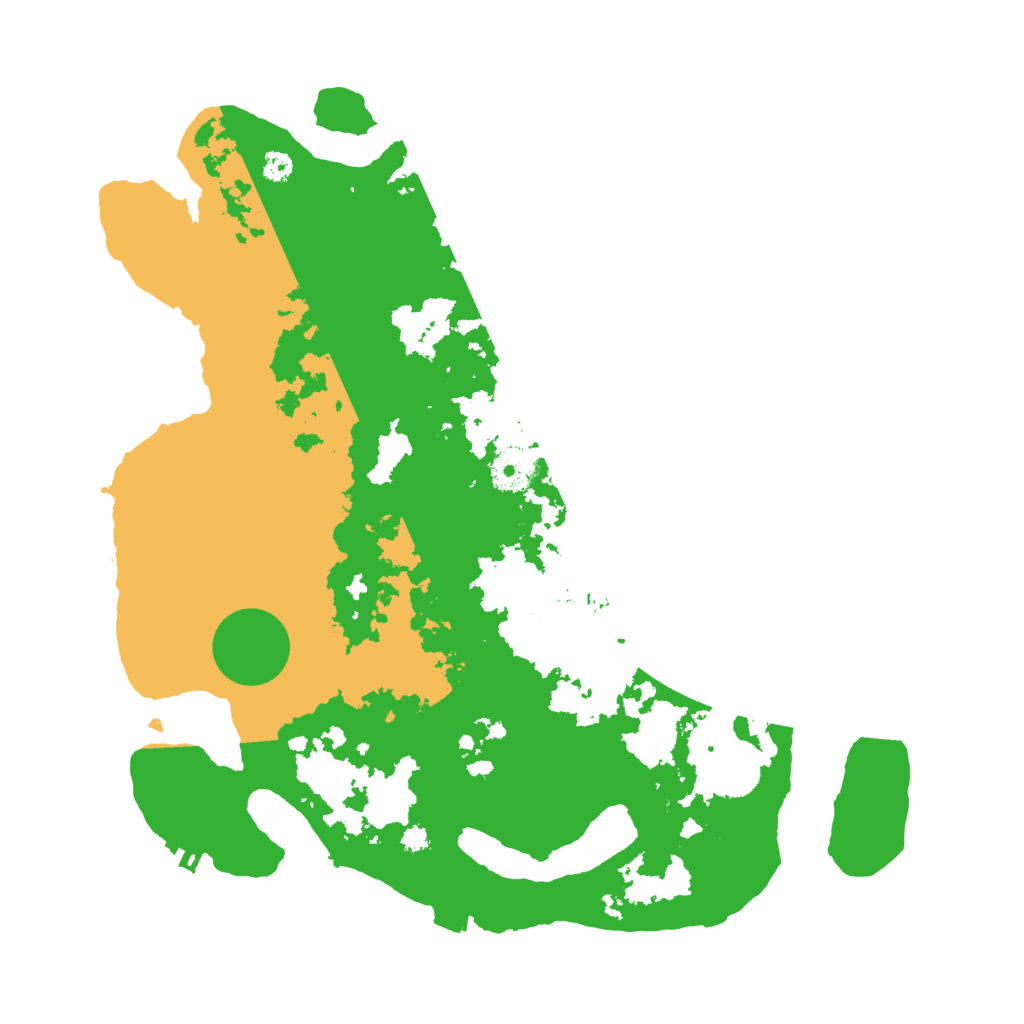 Biome Rust Map: Procedural Map, Size: 3500, Seed: 27051982