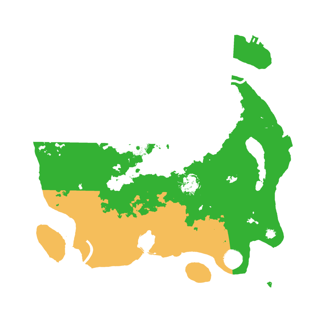 Biome Rust Map: Procedural Map, Size: 3000, Seed: 106021496