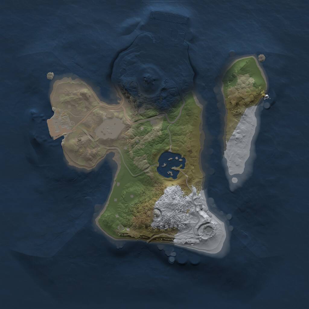 Rust Map: Procedural Map, Size: 1700, Seed: 712372, 3 Monuments