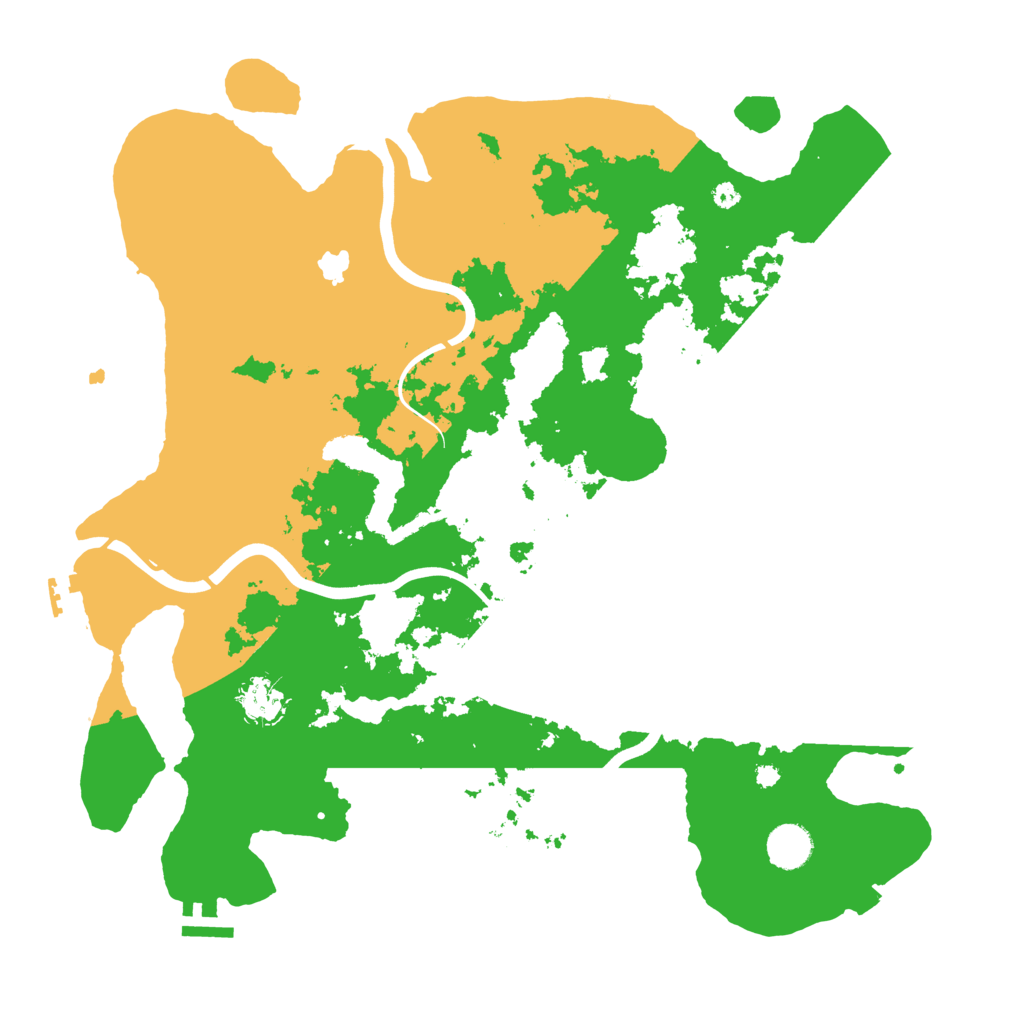 Biome Rust Map: Procedural Map, Size: 4000, Seed: 16452