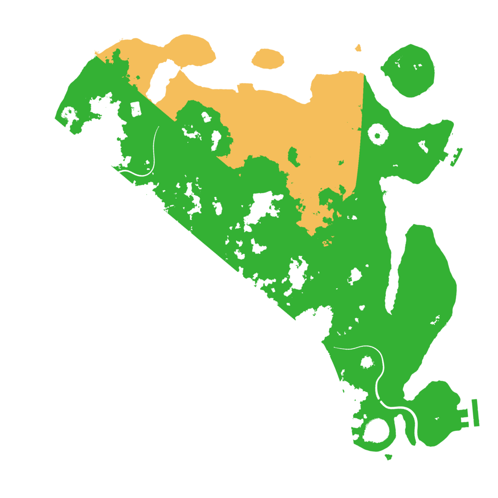 Biome Rust Map: Procedural Map, Size: 3700, Seed: 1120721526