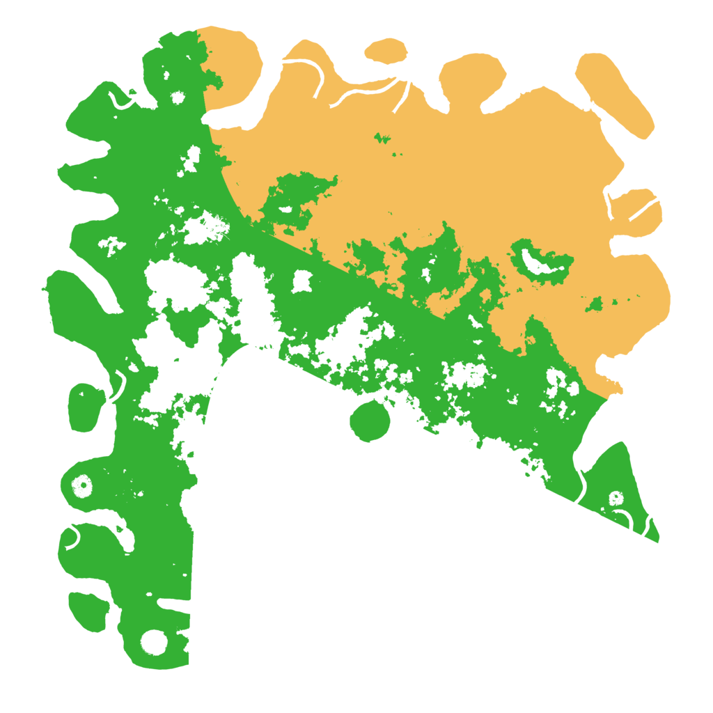 Biome Rust Map: Procedural Map, Size: 5000, Seed: 7666