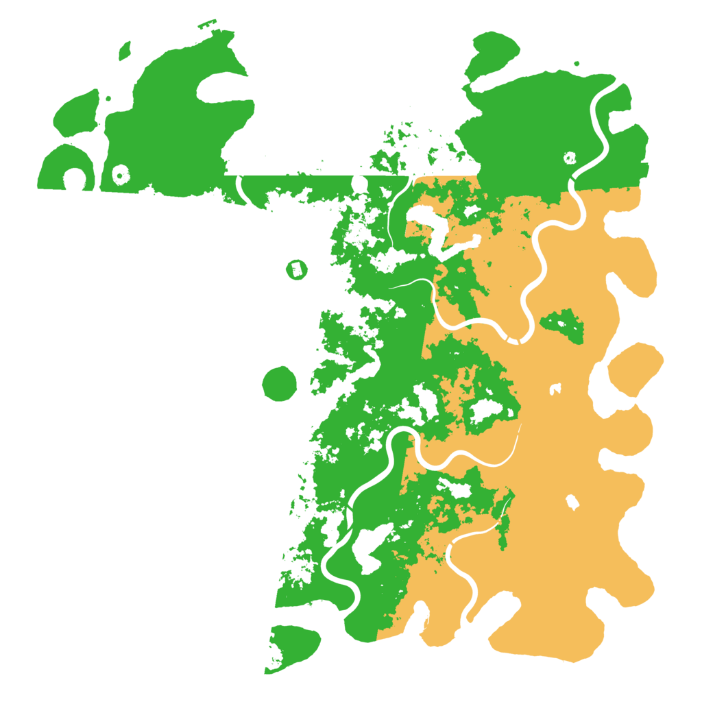 Biome Rust Map: Procedural Map, Size: 5500, Seed: 22969