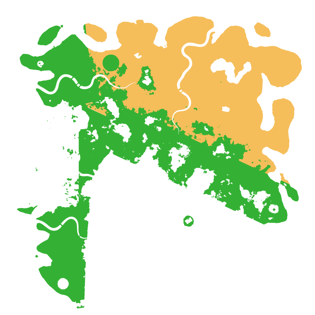 Biome Rust Map: Procedural Map, Size: 5000, Seed: 5641