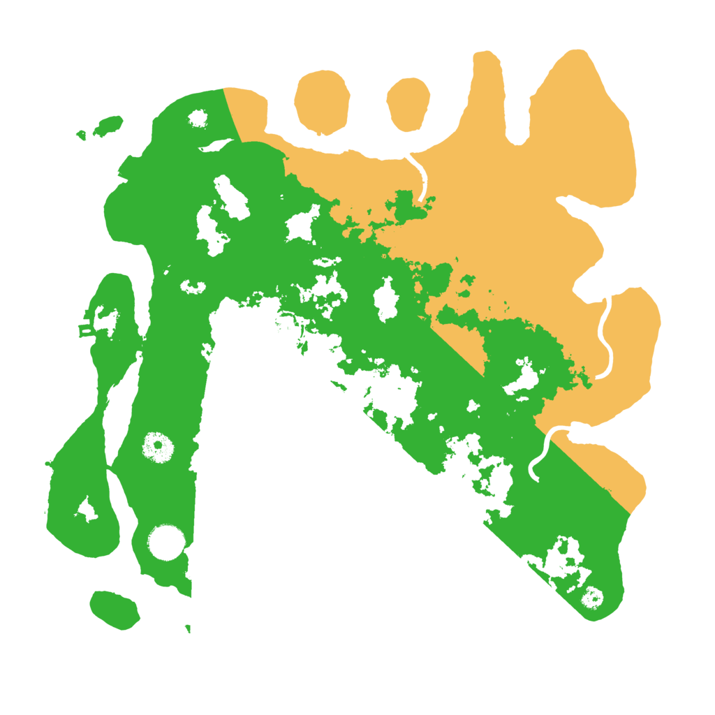 Biome Rust Map: Procedural Map, Size: 3500, Seed: 1610906115