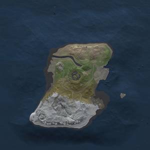 Thumbnail Rust Map: Procedural Map, Size: 1450, Seed: 277286562, 3 Monuments