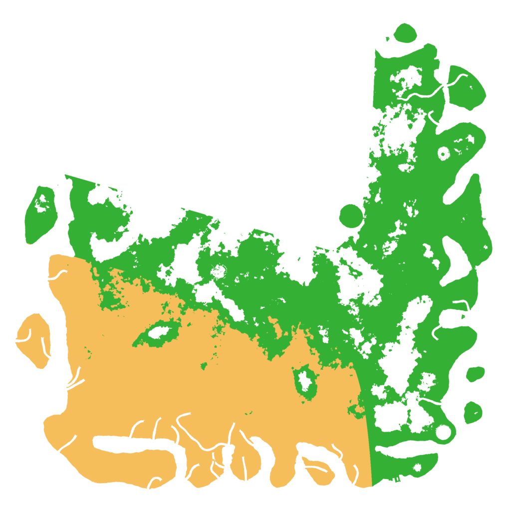 Biome Rust Map: Procedural Map, Size: 6000, Seed: 877235877