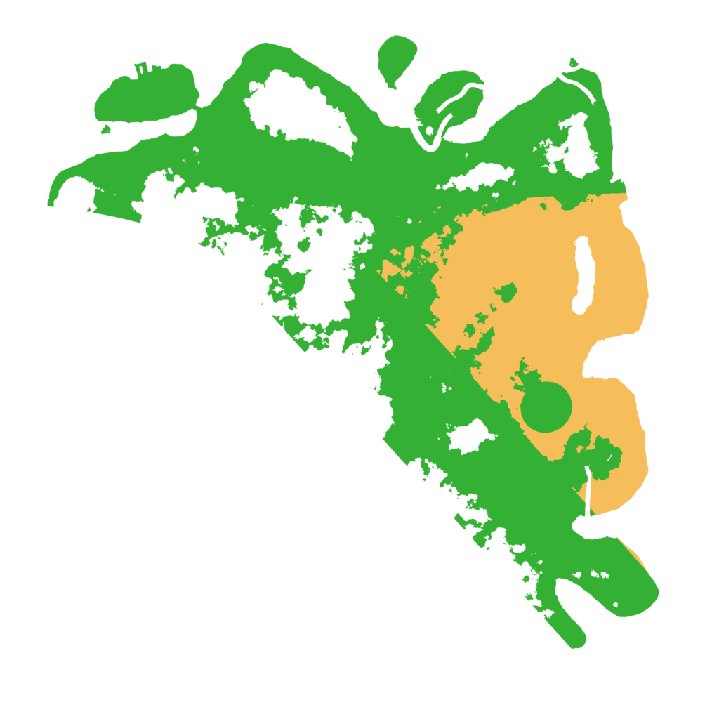 Biome Rust Map: Procedural Map, Size: 3800, Seed: 897209475