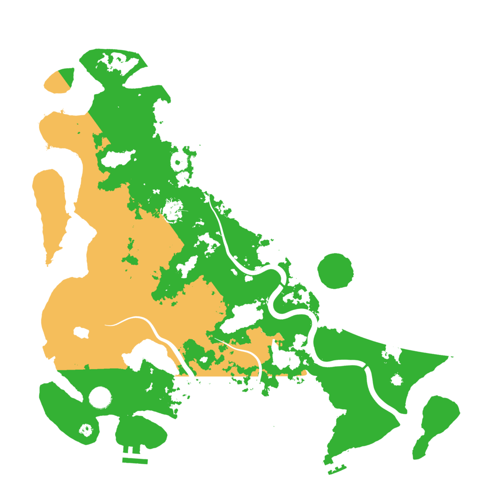 Biome Rust Map: Procedural Map, Size: 4000, Seed: 733627856