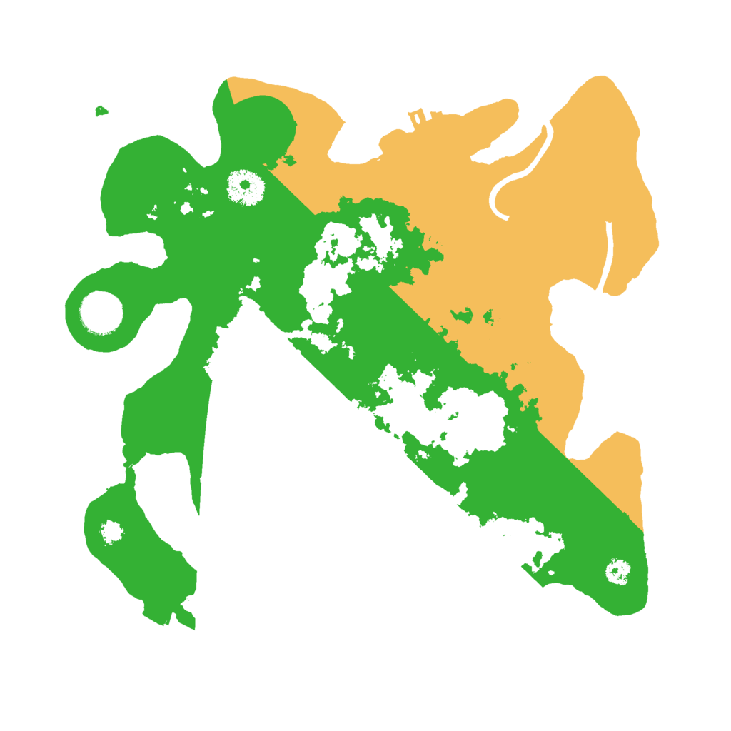 Biome Rust Map: Procedural Map, Size: 3000, Seed: 15452