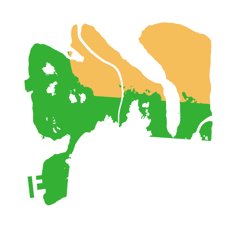 Biome Rust Map: Procedural Map, Size: 2300, Seed: 86469