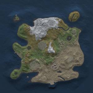 Thumbnail Rust Map: Procedural Map, Size: 2750, Seed: 1650216926, 11 Monuments