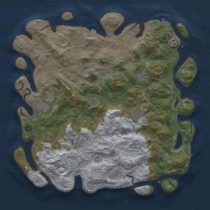 Thumbnail Rust Map: Procedural Map, Size: 4500, Seed: 1525745690, 19 Monuments