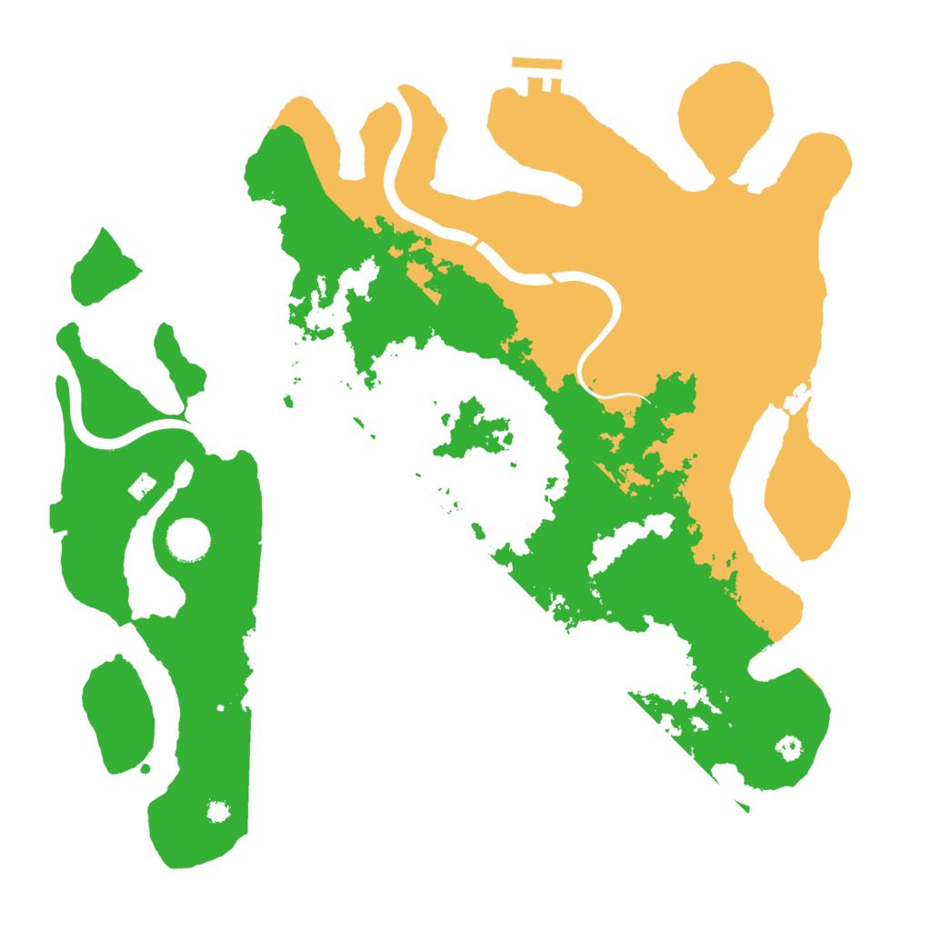 Biome Rust Map: Procedural Map, Size: 3750, Seed: 106290356
