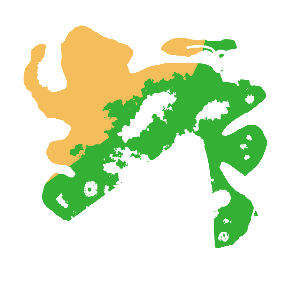 Biome Rust Map: Procedural Map, Size: 3000, Seed: 8371549