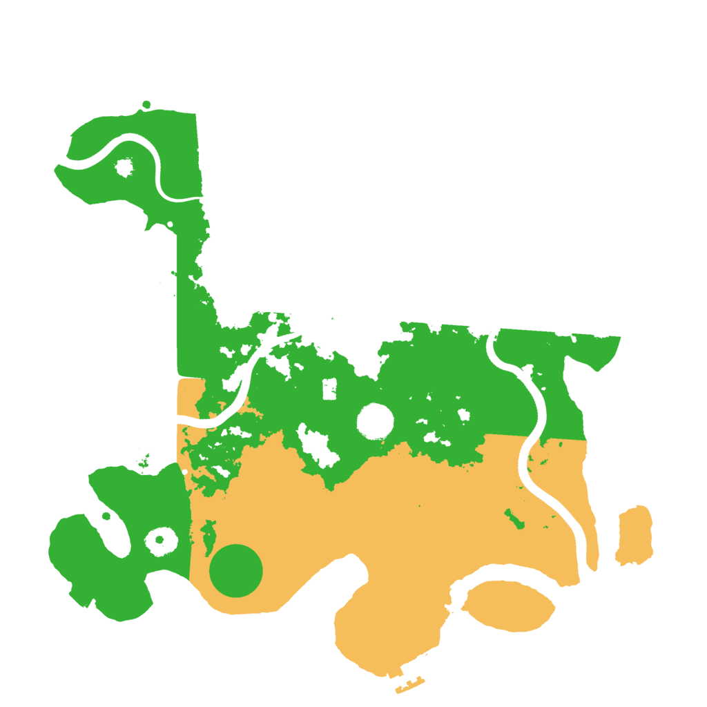 Biome Rust Map: Procedural Map, Size: 3500, Seed: 1008154711