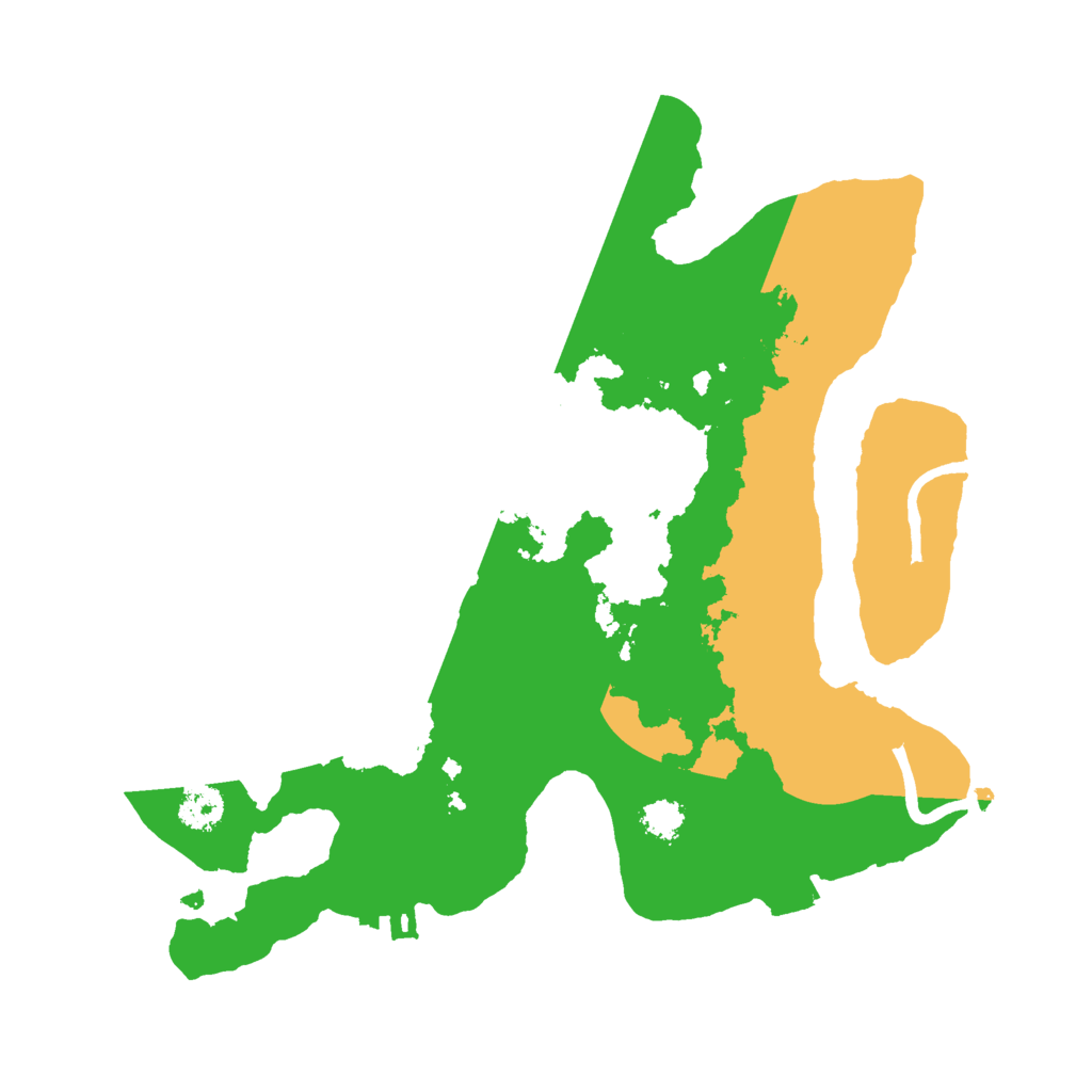 Biome Rust Map: Procedural Map, Size: 2500, Seed: 110463