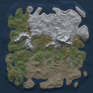 Rust Map: Procedural Map, Size: 5000, Seed: 1422561254, 19 Monuments